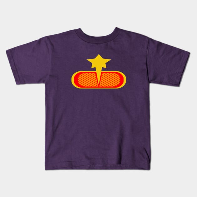 Hyper Squad Star Badge Kids T-Shirt by StarRaiderMovie